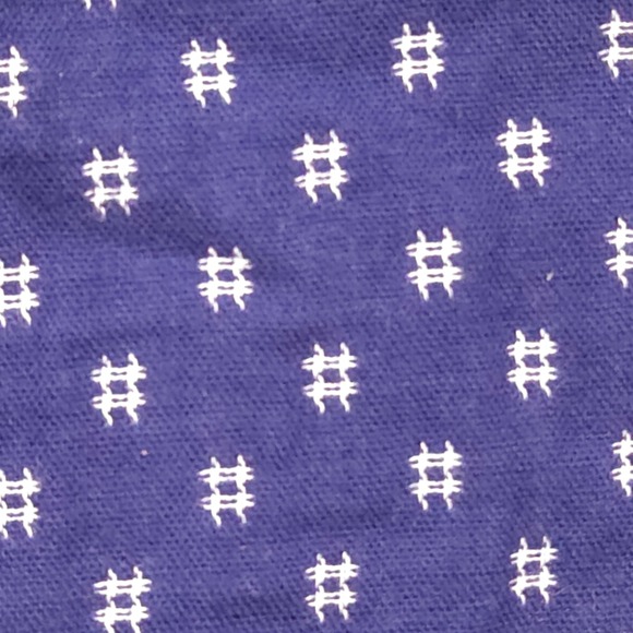 Levis Long Sleeve Button Up Shirt Hashtag AOP Blue Mens XL Cotton‎ - Picture 6 of 8